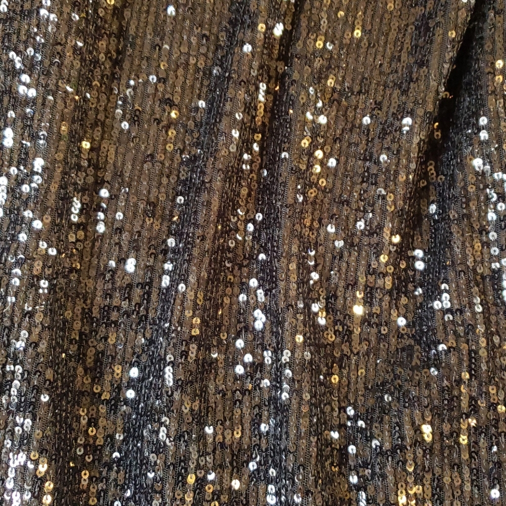 Black sequin dress